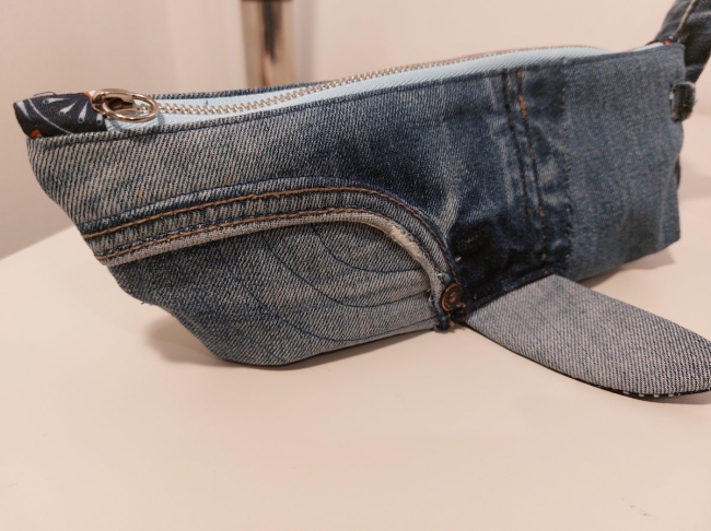 Trousse Baleine en jeans